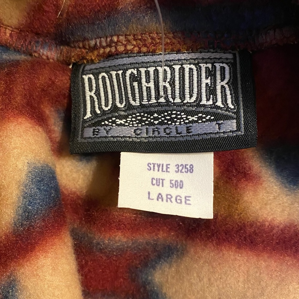 Aztec Rough Rider by Circle T zip up jacket - Picture 4 of 5